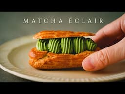 Matcha Cream Puffs｜Super Rich and Delicious Secret Recipe!