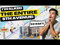 3-Hour Walking Tour of 5th Avenue, NYC 🚶🏻‍♂️➡️🏙️ A Walk I’ll Never Forget 🎥 [4K]