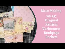 Mass Making Wk 257 - Original Patricia Viramontes Book Page Pockets