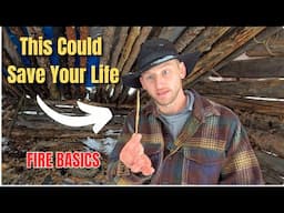 How We Fight Exposure in the Snow | Cold Weather Survival Fire Build