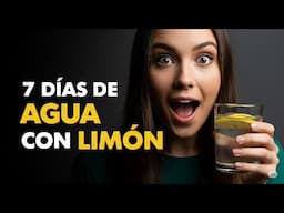 ¡Qué sucede cuando bebes agua con limón todos los días durante 7 días!