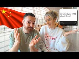 Our HONEST Thoughts About CHINA After 1 Month (Answering Your Questions)
