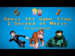Guess the Game from 1 Second of Music