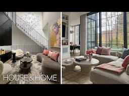 A Luxe City Home Infused with Hotel Elegance and Bold Pops of Colour