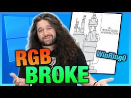 Insecure Code vs. the Entire RGB Industry | WinRing 0 Driver, ft. Wendell of Level1 Techs