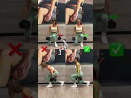 ❌WRONG vs ✅RIGHT - SPLIT SQUAT #shorts #legdayworkout