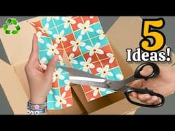 I Transformed Cardboard & Fabric Scraps into Stunning Home Decor? 😱♻️ You Have to See This!