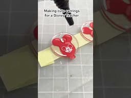 DIY Earrings for a Disney Teacher #teacherappreciationgift