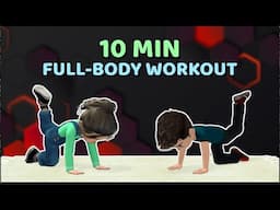 10-MINUTE FULL-BODY WORKOUT FOR KIDS TO DO AT HOME