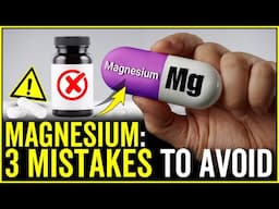 If You Take Magnesium Don't Make These 3 Mistakes | Magnesium Supplement How, Which and When to Use?
