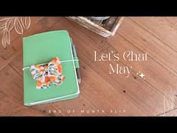 Let’s Chat May / Hobonichi End of Month Flip