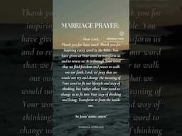 In Jesus’ name we pray, Amen!