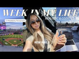 WEEK IN MY LIFE vlog: cozy, work week in my life, baking, lots of cooking, and being a homebody