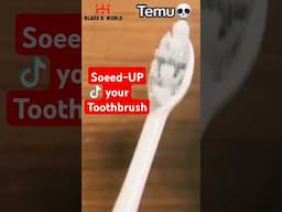 Toothbrush Runs on Sound! #shorts #diy #experiment