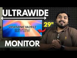 ViewSonic VA 2932-MHD 29" Monitor Review In Hindi - Ultra Wide Monitor For Editing, Trading & Work