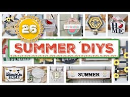 ☀️*MUST SEE* Top Summer Decor DIYS | 26 EASY & AFFORDABLE Summer Decor Ideas