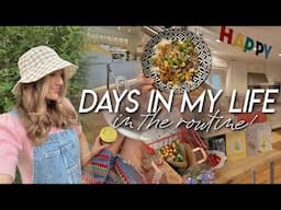 DAYS IN MY LIFE | house reset, birthday prep, decluttering, the perfect denim shorts, & workouts 💫