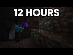 Mining diamonds for 12 hours in my survival world (part 1)