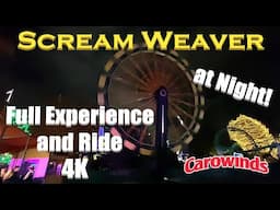 Scream Weaver at Night! | Last Ride 2024 | Full Ride POV | Carowinds | Charlotte, NC | 4K