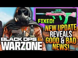 WARZONE: New UPDATE PATCH NOTES Reveal Good & Bad News! BUG FIXES, Major UPDATE Delayed, & More!