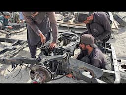 Afghans Assembling LiteAce 4WD – Japanese Watching in Shock on TV!