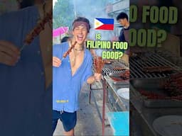 Reacting to Filipino Food while traveling the Philippines 🇵🇭 #filipinofood #philippines