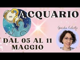♒️ ACQUARIO ♒️ GRANDE FORTUNA! 🍀 dal 05 al 11 MAGGIO 2025 #oroscopo #previsione #acquario