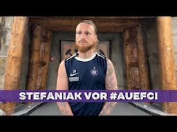 Marvin Stefaniak vor der Partie gegen Ingolstadt