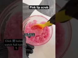 How to make lip scrub at home #pinklipscrub #skincareshorts #shortsafrica