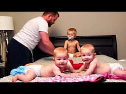 Best Moments Of Baby And Dad - Funniest Babies Videos Ever || Cool Peachy🍑