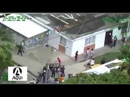 Impresionante persecución policial a ladrones de viviendas en Cali