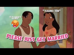 David simping for Nani for over 6 minutes straight 🌊 (Lilo & Stitch)