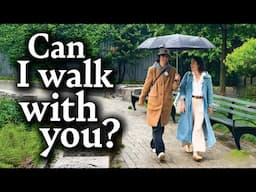 I asked strangers if I could walk with them...