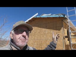 Off Grid Senior on a Roof. Time for Gable End Fascia!
