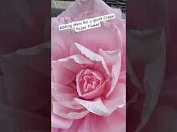 Handcrafted stems for Giant crepe paper flower with the supplies easily available @PaperSaiarts