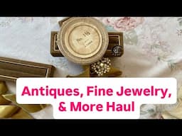 Mourning Jewelry, Tiffany & Co. and more at the Flea Market HAUL
