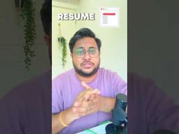 AI Powered Resume Generator curated for job descriptions #aishorts #datashorts