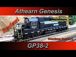 Review! Athearn Genesis GP38-2 with Tsunami 2 DCC & Sound! (NEW 2025 Release)