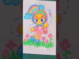 Redrawing a Letter Doodle 🌻🌸🦋 | #art #doodle