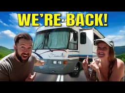 We moved into an RV...AGAIN! Our Vintage Class A Motorhome