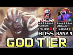 GENTLE IS AN ABSOLUTE GOD: Rank 4 Onslaught and Bullseye BOSS! Underrated Titan Champ! | Mcoc