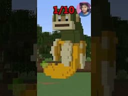 Minecraft: Complete the ITALIAN BRAIN ROT builds! 🤯 #Shorts