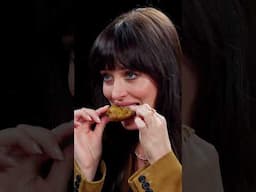 Dakota Johnson is NOT prepared for Hot Ones 😂