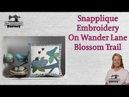 Snapplique Embroidery Birds Mini Quilt, On Wander Lane, the Stitchuation Room, 4/24/25