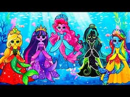 My little pony EG Collection - Mermaids Angels and others-MLP Paper craft