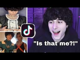 I lose my mind reacting to my old tik toks