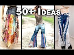 100+ Compilation of Ideas for Jeans Upcycles When You Are Bored