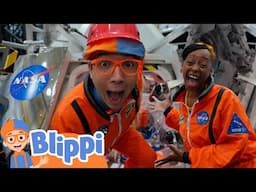 Blippi and Meekah Race to the Moon! | Blippi Educational Videos for Toddlers
