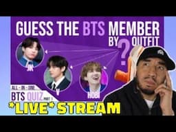 Dad reacts to All in One BTS Quiz - Part 1 | Guess the Members | Guessit (LIVE Stream)