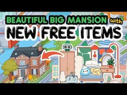 NEW FREE Furniture & ITEMS to make BIG MANSION Family HOUSE MAPLE BUILDING TOCA BOCA Home Ideas
